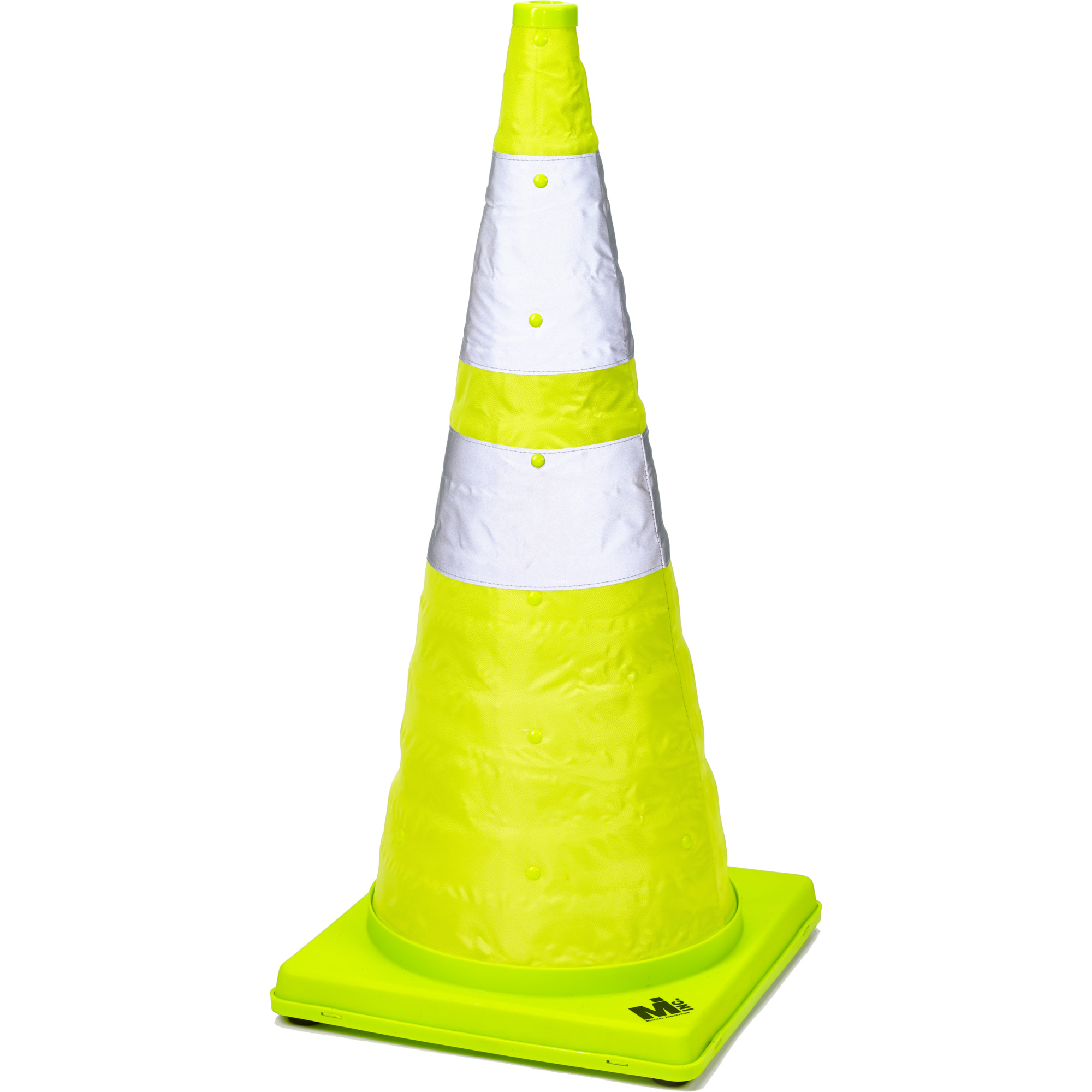 Mutual Industries 17712-1-28 1Pk 28" Lime Cones Collapsible
